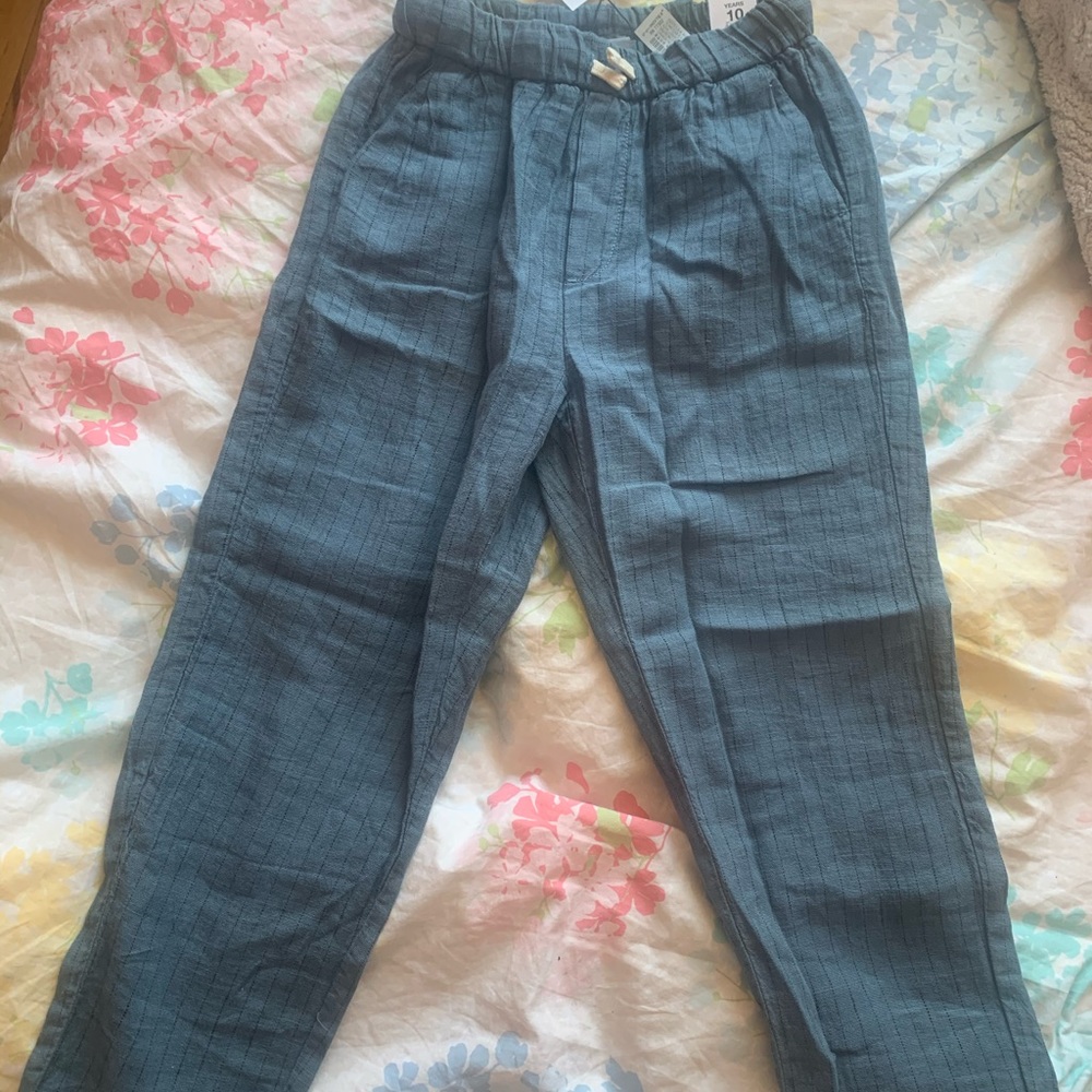 Zara girls pants in color blue sz 10